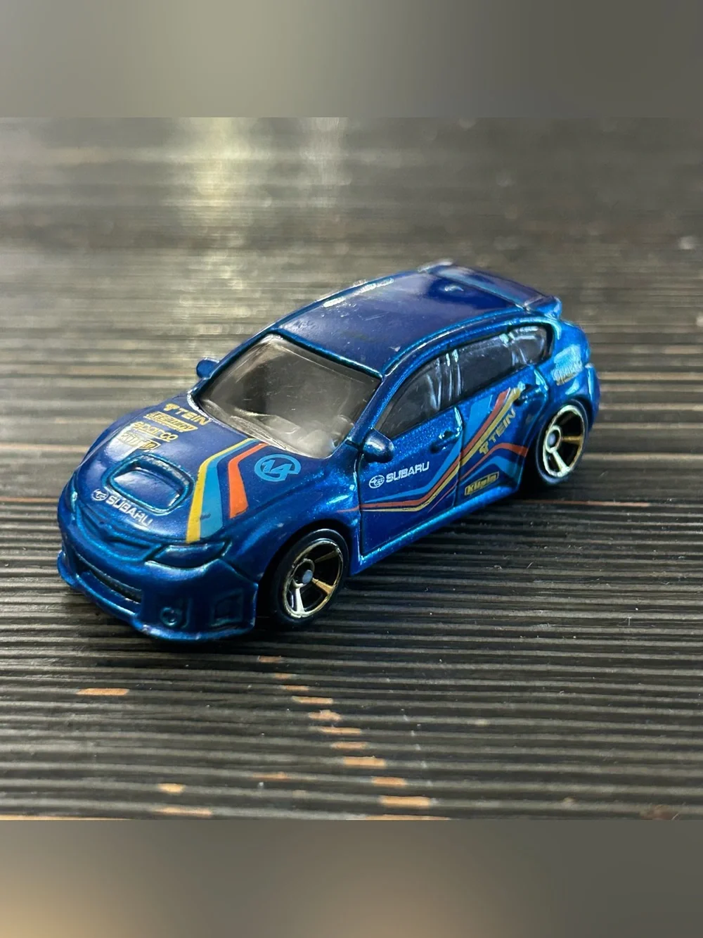 2011 Hotwheels Subaru WRX-STI Made In Malaysia Mattel
